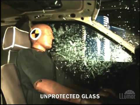LLumar Safety Films Side-Impact Crash Test