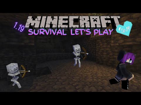 AuntNeeka - Spooky Scary Skeletons | 1.19.1 Minecraft Survival Solo Let's Play | Ep #14