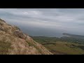 Walking Up Scawt Hill On The Ulster Way