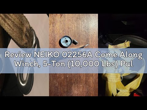 Review NEIKO 02256A Come Along Winch, 5-Ton (10,000 Lbs) Pulling Capacity, 10Ft, 3 Hook, Heavy Duty