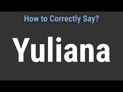 How to Pronounce Name Yuliana (Correctly!)