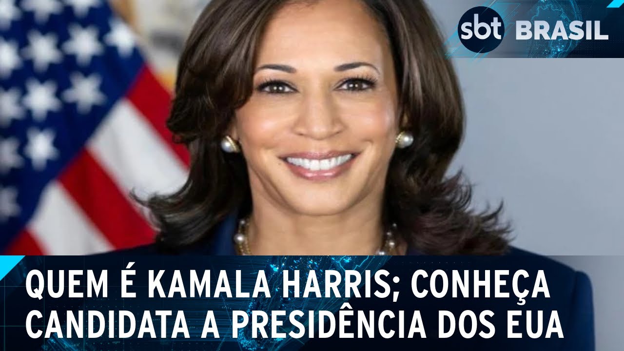 Quem é Kamala Harris, escolhida para substituir Biden na eleição dos EUA | SBT Brasil (02/11/24)