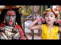 आखिर क्यों कान्हा जी काली माता को देखक