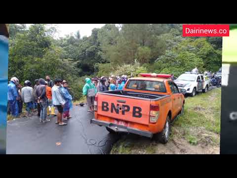 Angkot Sigantang Sira' Masuk Jurang di Dairi, 2 Tewas