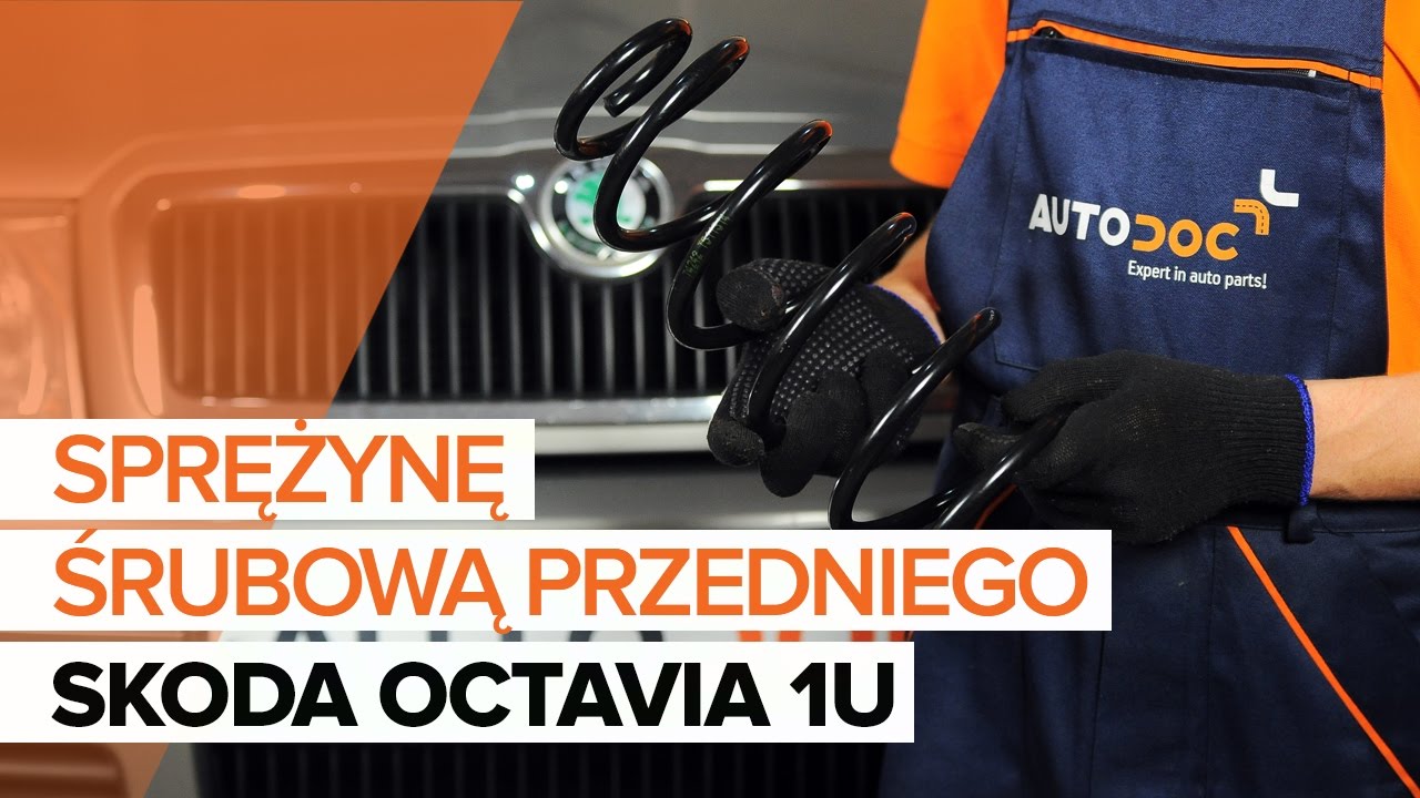Jak wymienić sprężyny zawieszenia przód w Skoda Octavia 1U - poradnik naprawy