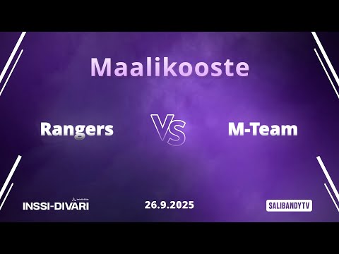 Maalikooste: Rangers - M-Team (Inssi-Divari M)
