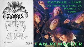 Exodus - Live at Ruthie&#39;s Inn 1986 - Fan Remaster