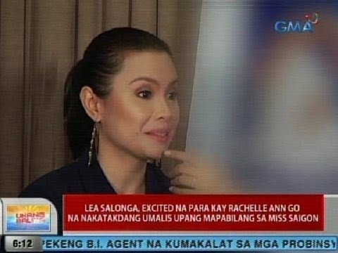 UB: Lea Salonga, excited na para kay Rachelle Ann Go na napabilang sa Miss Saigon