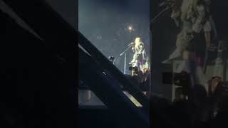 Madonna sings causing a commotion at celebration tour in Antwerp.. well kinda