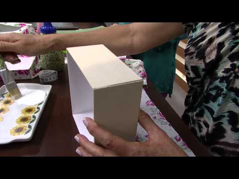 05/09/2013 Mulher.com Ione Berne - Cardboard Box with Fabric (Block 1/2)