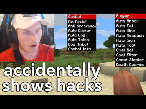 Lo streamer si rende conto che l'ho beccato a HACKERARE il mio server Minecraft LIVE