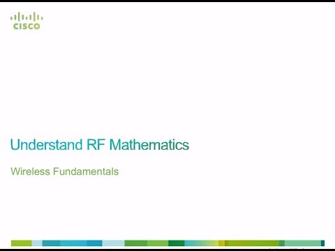 thinQtank Learning Training Camp - CCNA Wireless (WIFUND) - Understand RF Mathematics