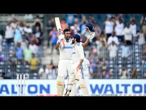 Keval Tetar Ashwin Jadeja save India on Day 1