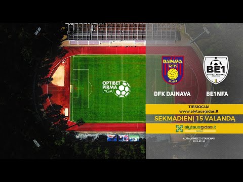 🔴 Futbolas: Alytaus DFK „Dainava“ – Kauno „Be1“