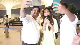 Rashmika Mandanna Snapped At Airport Departure