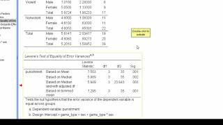 V9.1 - 2x2 Factorial Between Subjects ANOVA in SPSS
