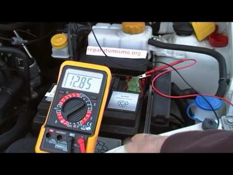 APRENDE EN 1 MIN CUALES SON LAS 3 MEDIDAS DE VOLTAJE   BATERIA DE AUTO - CAR - CARRO