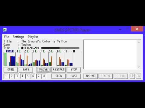 Smw Custom Music Track 82 - Touhou 10.5: Scarlet Weather Rhapsody - The Ground's Color is Yellow