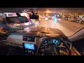 Scorpio S11 Night Drive In Narrow Streets Traffic POV Real Sound 4K POV