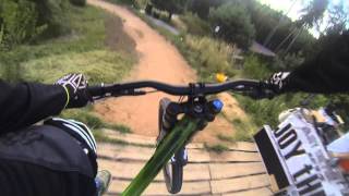 preview picture of video 'Bikepark Trippstadt Night Ride 19.07.2014'