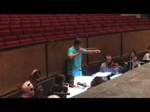 Martin Mazik in rehearsal