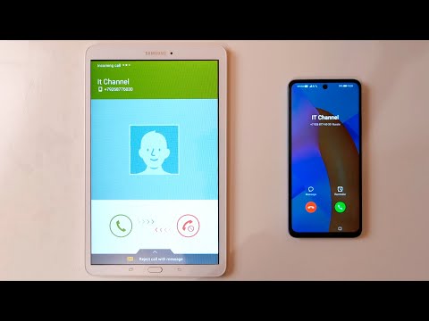 Samsung Tab E vs Honor 10X Lite incoming call