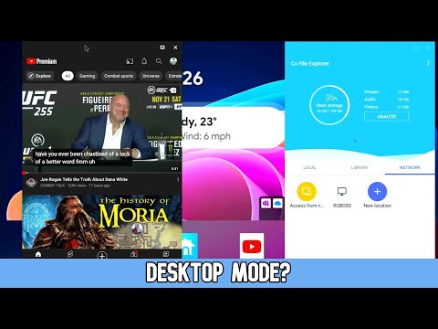 Desktop mode is working (kind of) on Surface Duo