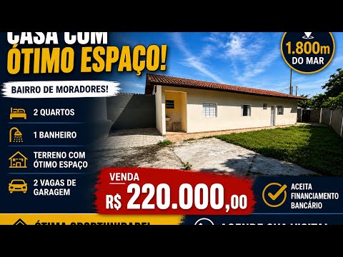 Casa de Oportunidade em Itanhaém, Litoral Sul de São Paulo 