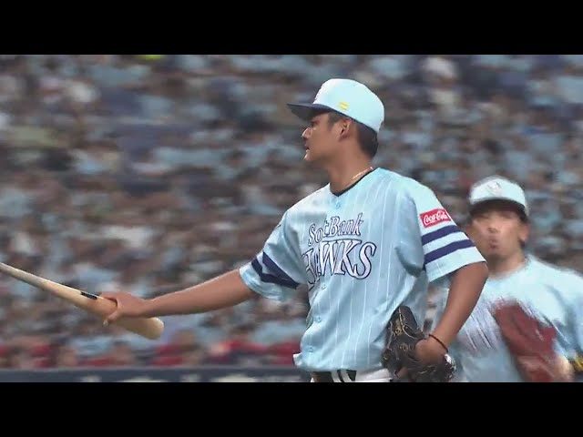 【6回表】3回をパーフェクト!! ホークス・椎野が好投を披露する!! 2019/8/19 H-L