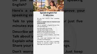 Speak English for 5 Minutes | English Reading and Speaking Practice |  #english #englishforbeginners