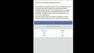 How to Unlock Facebook Account Temporarily Locked | Facebook Solutio.karbi