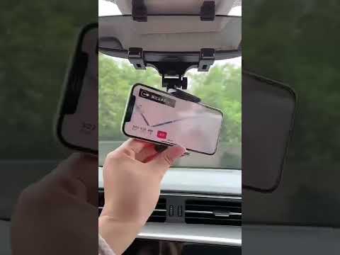 Plastic sun visor car mobile phone holder