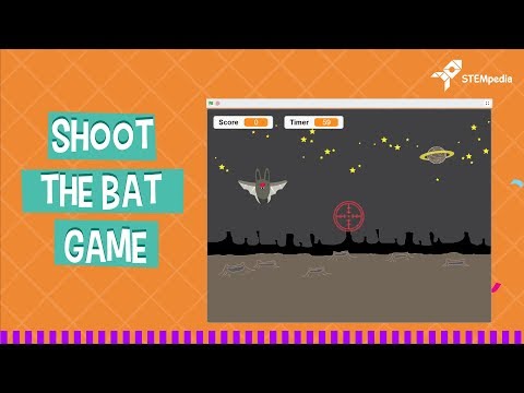 Shoot the Bat- Learn How to Make a Shooting Game on PictoBlox | Scratch Games