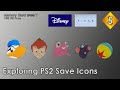 Exploring PS2 Save Icons 5 Disney Pixar Edition