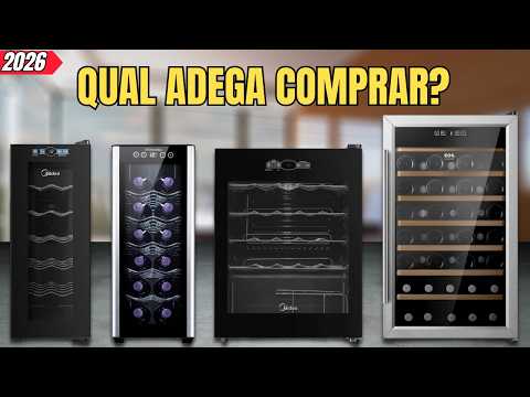 TOP 4 MELHORES ADEGAS CLIMATIZADAS DE 2026 | Qual Adega Climatizada COMPRAR?