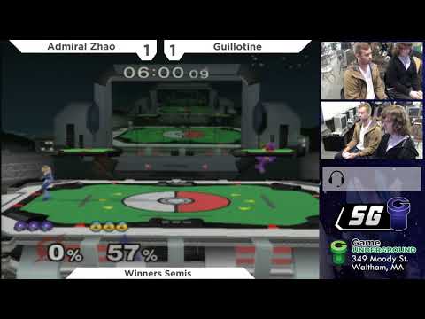 SG 22.5 SSBM - Admiral Zhao (Samus) vs. Guillotine (Sheik) - Melee WSF