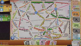 Ticket To Ride Console Gameplay Pennsylvania Map