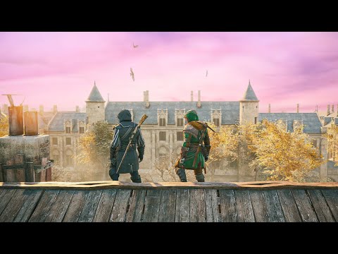 Two Professional Assassins Stealth Gameplay | Co-op | Assassin's Creed Unity
