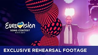 Omar Naber - On My Way (Slovenia) EXCLUSIVE Rehearsal footage