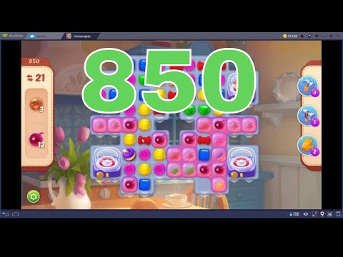 💖 Homescapes Level 850 💖 ❣️No Booster❣️