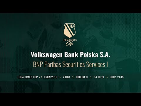 Skrót spotkania Volkswagen Bank Polska S.A. - BNP I ( Legia Biznes Cup Jesień 2019 )