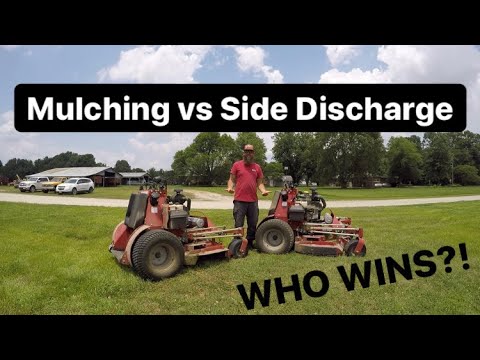 Mulch vs Side Discharge Mowing (Real Mowing + Real Results!) Ferris Z3X Lawn Mowing Review