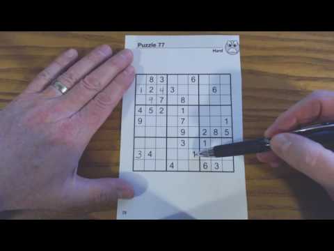 SudokuPrimer 5 - Double Row/column elimination