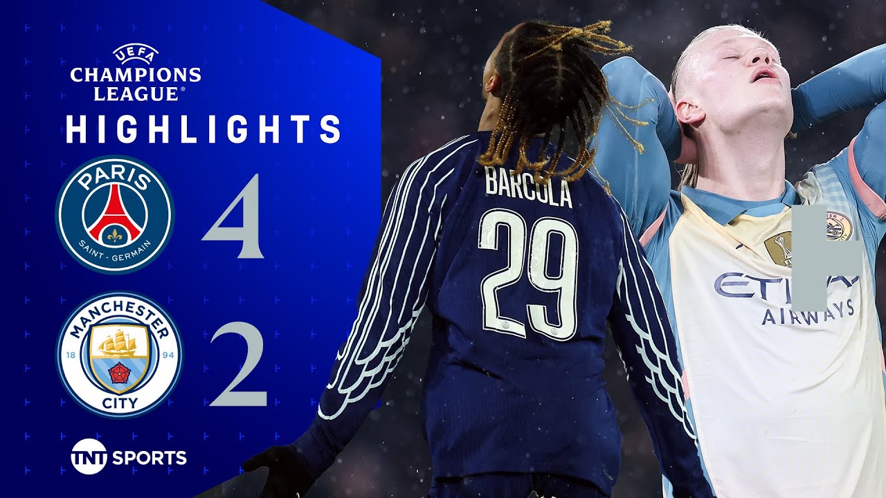 Man City On The Brink Of Elimination 🫨 | PSG 4-2 Man City | UEFA Champions League Highlights