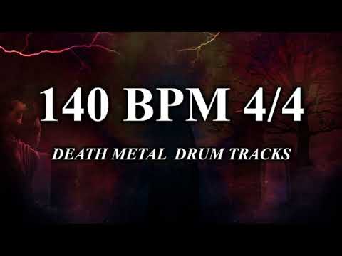 140 BPM 4/4 Double Pedal Drum Beat