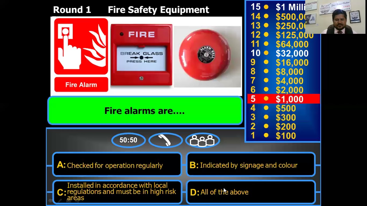 Fire Safety Training Quiz Competition