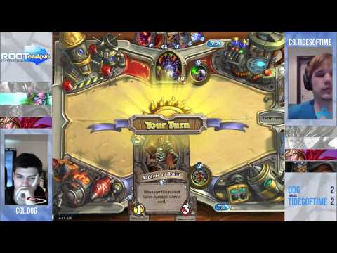 Dog vs TidesOfTime | Group Stage | ROOT Gaming Hearthstone Invitational