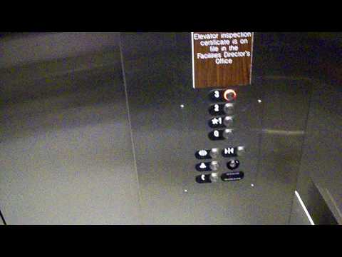 OTIS Gen2 traction elevator at the Wilmot Cancer Center, Strong Memorial Hospital. (URMC)