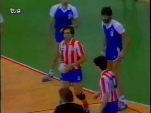 1984/85.- Metaloplastika Šabac 19 Vs. Atlético Madrid 12 (Copa de Europa - Final Ida)