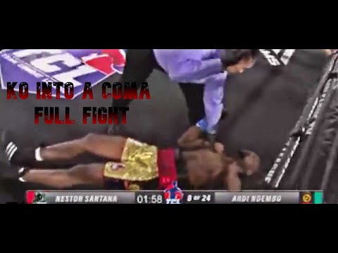 First boxing death in 2024 may have occured. Ardi Ndembo vs Nestor Santana full fight and story.